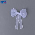 Elegant organza ribbon bows – 60x70mm for decoration
