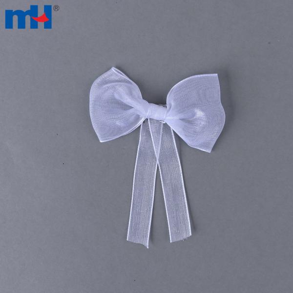 Elegant organza ribbon bows – 60x70mm for decoration
