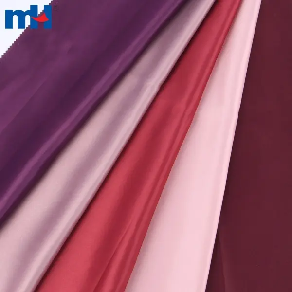 قماش ساتان بوليستر 100% 75D*150D، 80 جرام/م2، عرض 150 سم