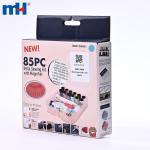 Kit da cucito con lente d'ingrandimento, 85 pezzi - Scatola piccola (120 x 120 x 29 mm)