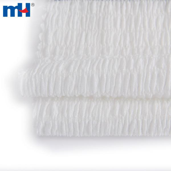 Gestrickter Stoff aus 85 Polyester und 15 Elasthan