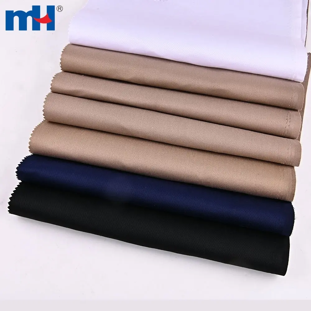 قماش قطني مائل من البوليستر باللون الكاكي