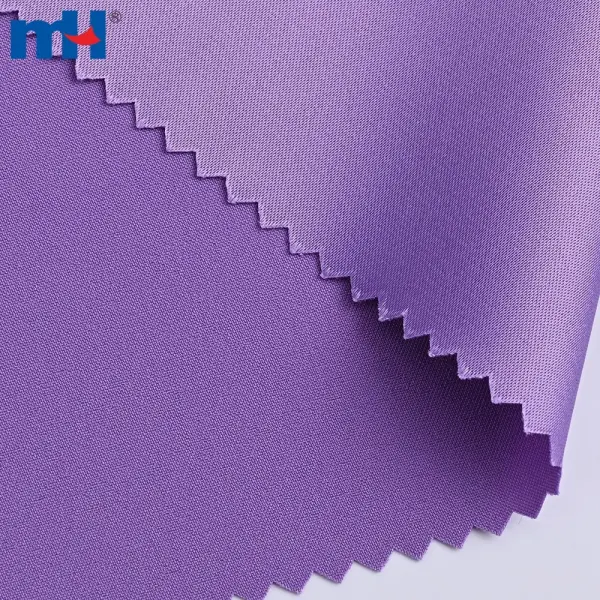 Tejido satinado elástico de producción OEM y al por mayor hecho de 95% poliéster y 5% spandex