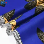 قماش بوليستر مطبوع عليه شمع حقيقي