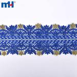 African lace trim with rhinestones