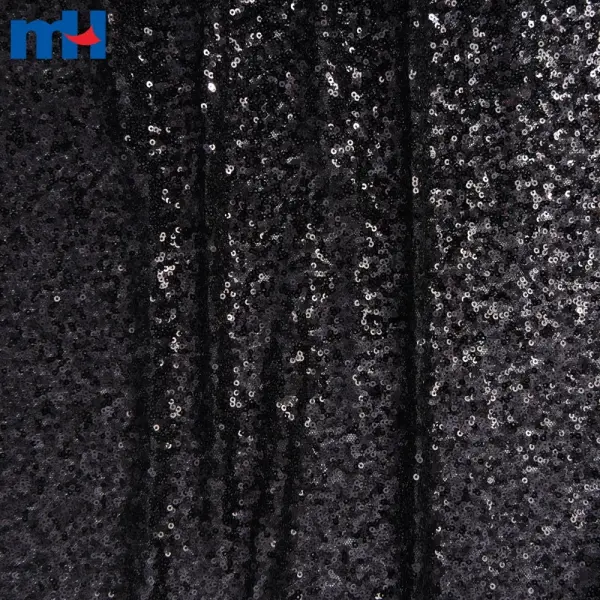 Tissu en maille à paillettes