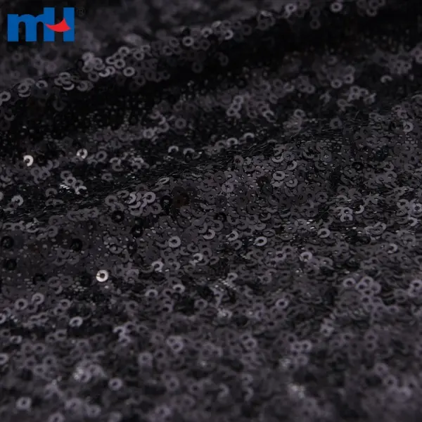 Tissu en maille à paillettes