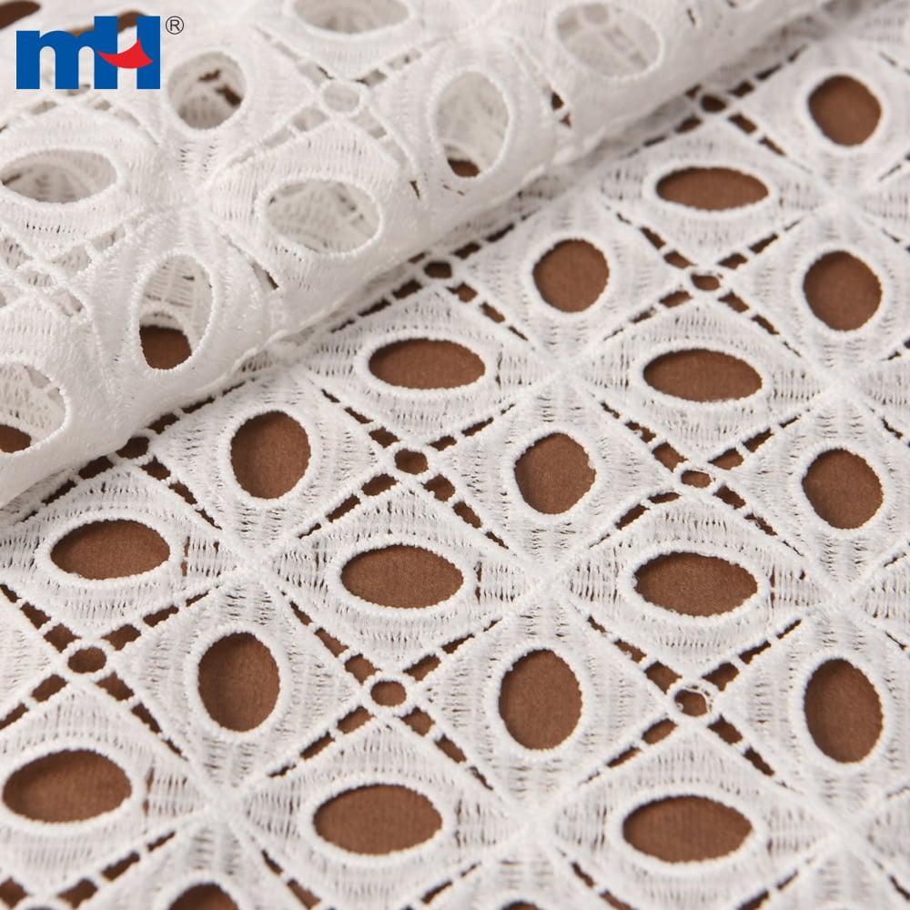 Chemically water soluble lace fabric