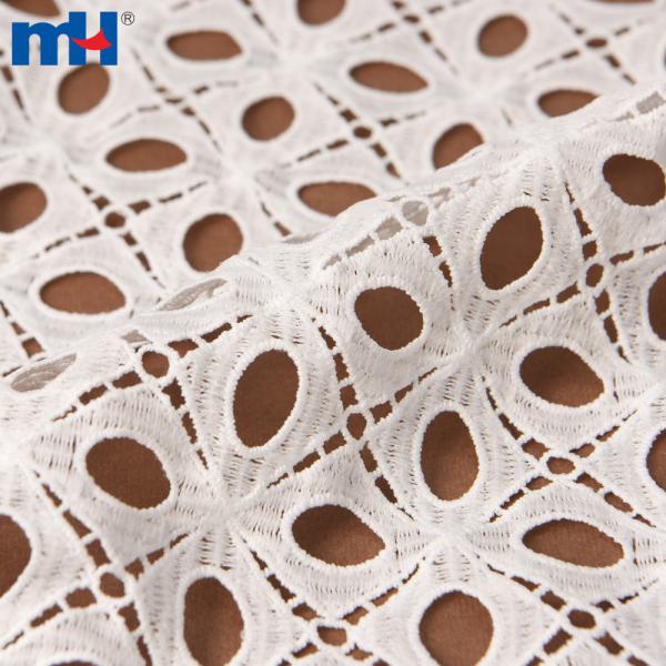 Chemically water soluble lace fabric