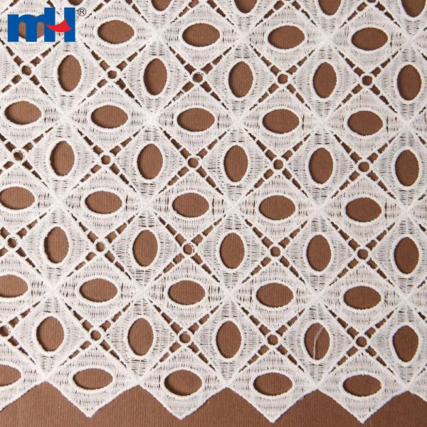 Chemically water soluble lace fabric