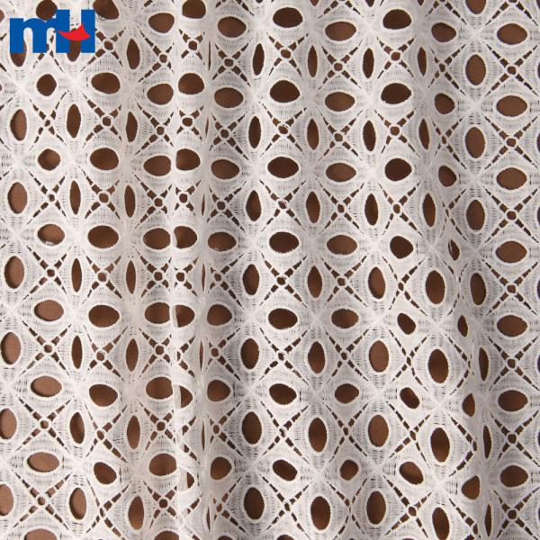 Chemically water soluble lace fabric