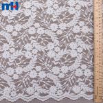 Elastic cotton and nylon lace