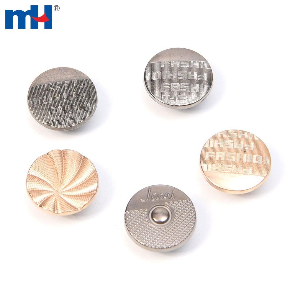 Zinc alloy jeans button