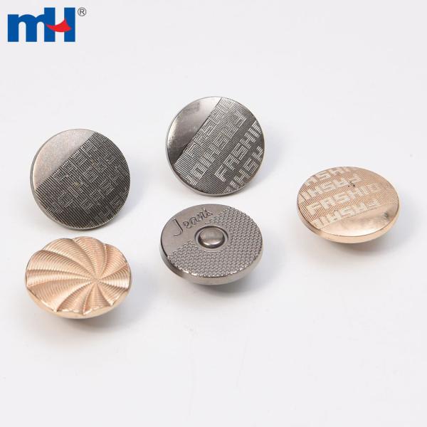 Zinc alloy jeans button