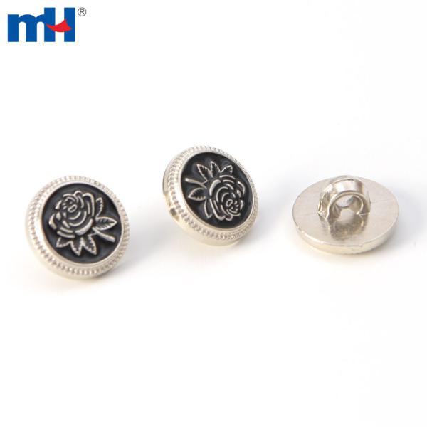 Decorative buttons made of resin or plastic