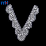 Embroidered lace collar