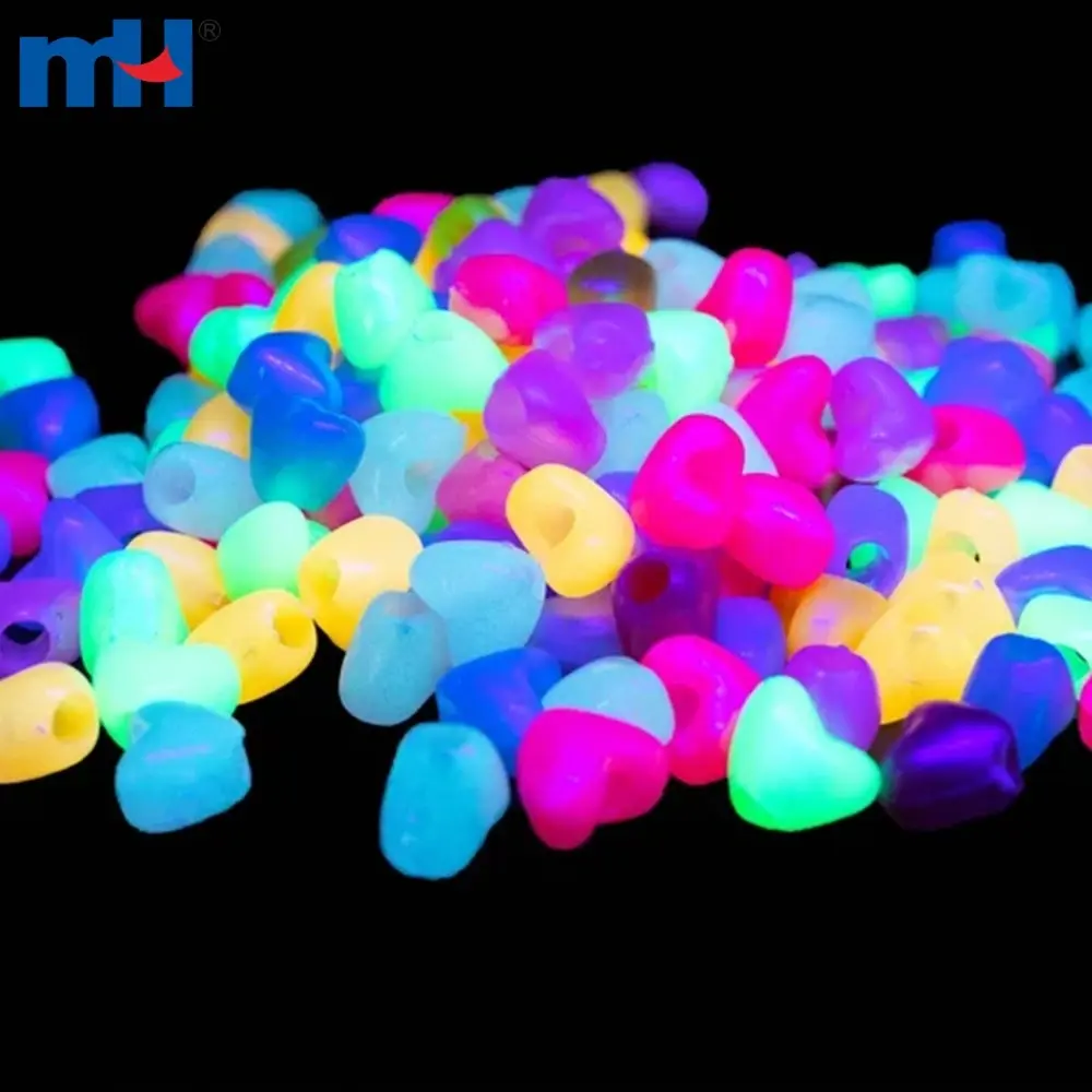 Glow in the dark beads - different styles