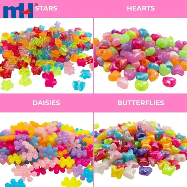 Glow in the dark beads - different styles