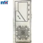 Plain faroi agbada embroidery design