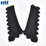 Removable cotton and polyester embroidered neck size 25*15 cm