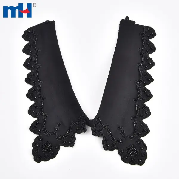 Removable cotton and polyester embroidered neck size 25*15 cm