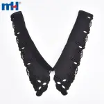 Removable cotton and polyester embroidered neck size 25*15 cm