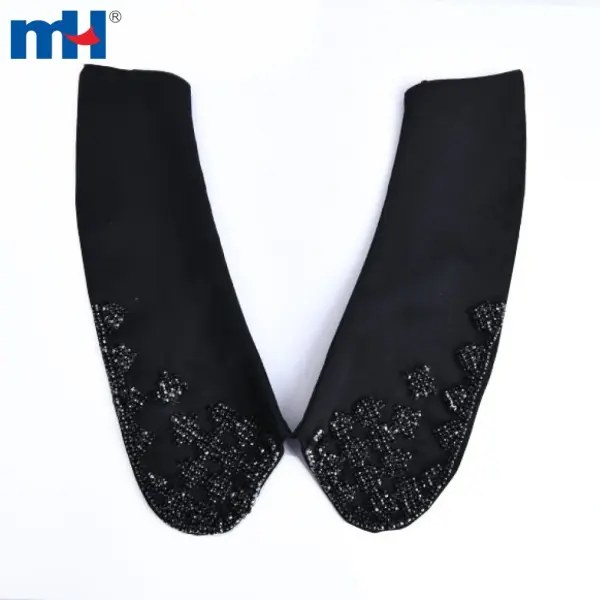 Removable cotton and polyester embroidered neck size 25*15 cm