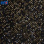 Tissu brodé de paillettes
