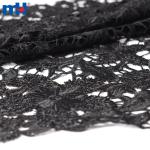 Black lace fabric