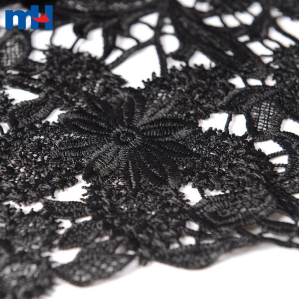 Black lace fabric