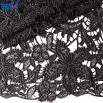 Black lace fabric