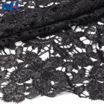 Black lace fabric