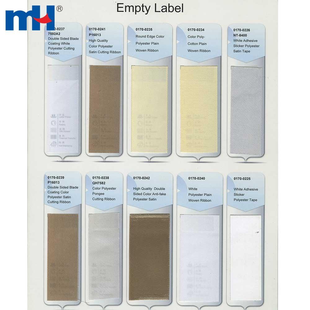 Custom blank nylon clothing labels