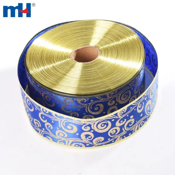 Fita decorativa de Natal azul