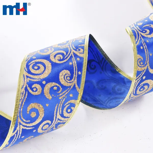 Fita decorativa de Natal azul