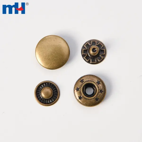 Bouton pression pour mâle et femelle
