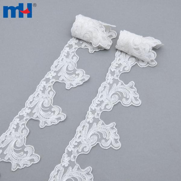 Spitzenorganza für Schleierhochzeitskleider