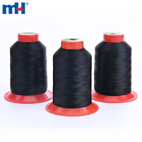 Hilo de coser antiestático de fibra de carbono.