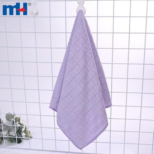 Toptan Tiger İplik Kareli Dokuma Mikrofiber Havlu, Ebat 45 x 65 cm | 240g/m2
