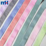Fita estampada com borda de arame