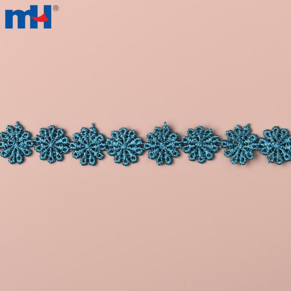 Water-soluble chemical floral lace decoration