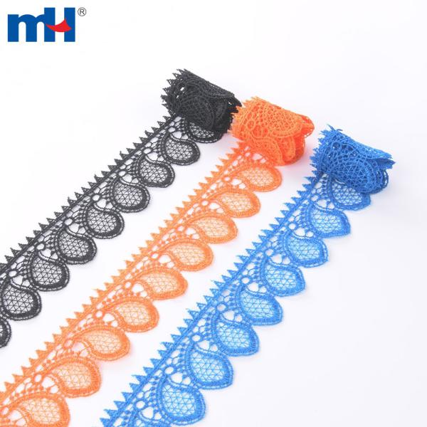 Coupe de dentelle chimique de différentes tailles