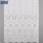 Tecido chiffon com abertura em renda
