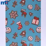 Estampas temáticas de Natal feitas de tecido de feltro não tecido