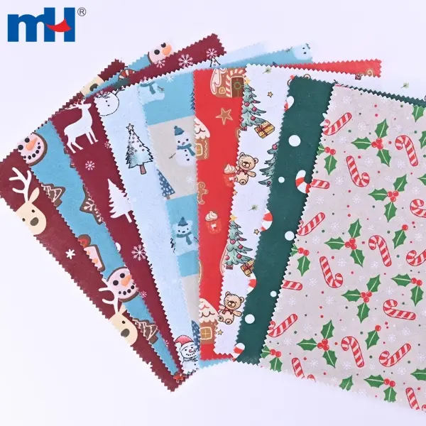 Estampas temáticas de Natal feitas de tecido de feltro não tecido