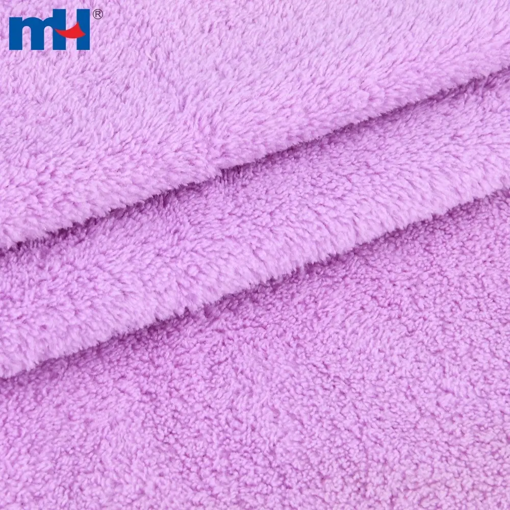 Microfiber coral fleece material
