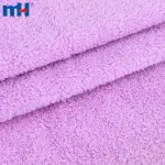 Microfiber coral fleece material