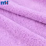 Microfiber coral fleece material