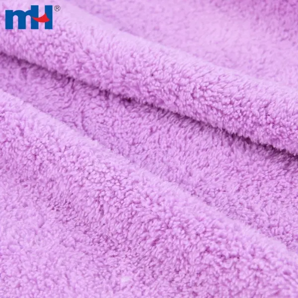 Microfiber coral fleece material