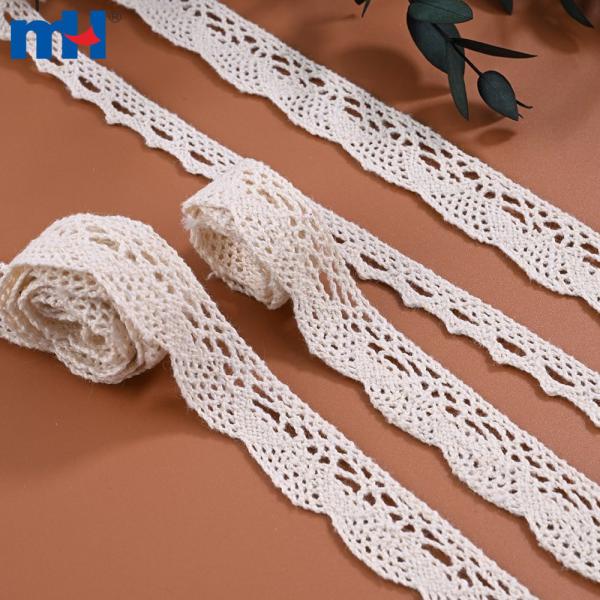 Decoração de renda de crochê